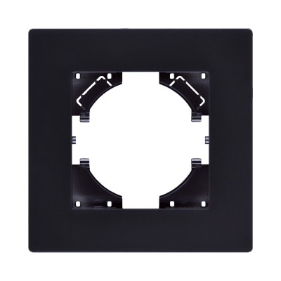 Рамка 1-постовая, черный Kollinger Aspekt AT1BK