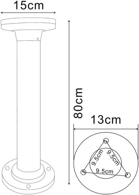 Настенный светильник уличный Amsterdam A1213PA-1BK