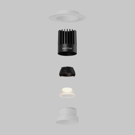 Встраиваемый светильник Maytoni Technical DL121-15W-2.7K-TRS-W