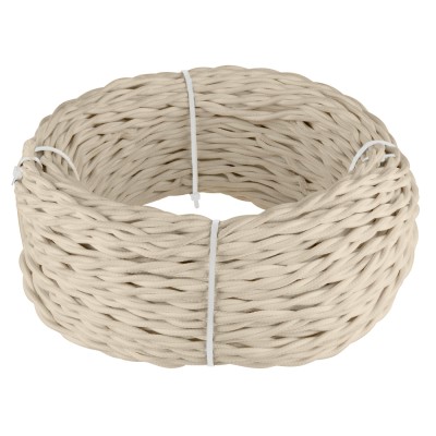 Кабель Ретро кабель песочный Ретро кабель витой  3х1,5  (песочный) 20м