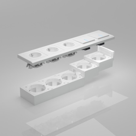 Коробка для накладного монтажа  W8000001