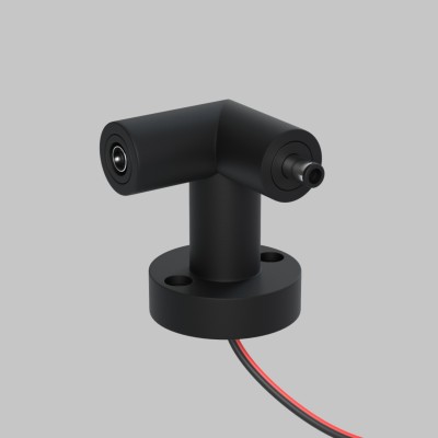 L-соединитель (R) настенно-потолочный монтаж 24В с проводом осветительной системы THIN and SMART Черный IL.0060.4006-W-BK