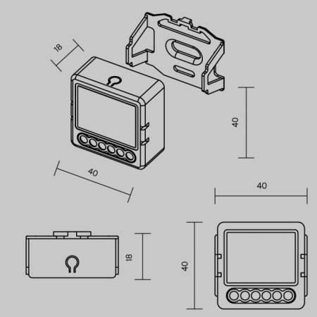 Выключатель Wi-Fi Модуль MSN002
