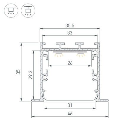 Профиль Arlight 055395