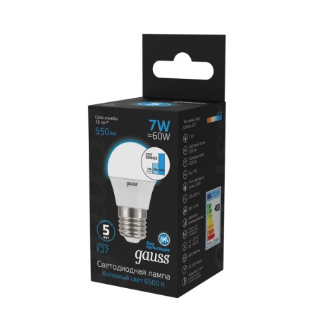 Светодиодная лампа Gauss 105102307-S