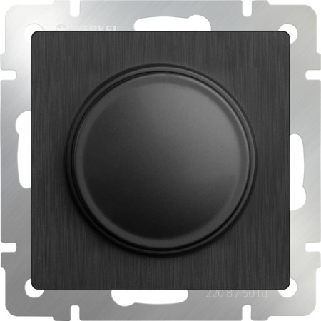 Диммер Встраиваемые механизмы графит рифленый W1142004