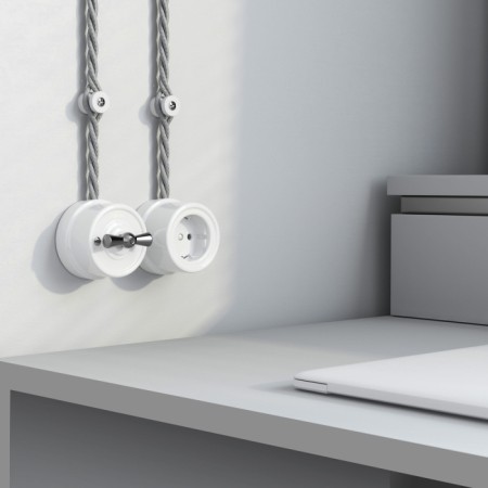 Изолятор Vintage белый матовый W6433401