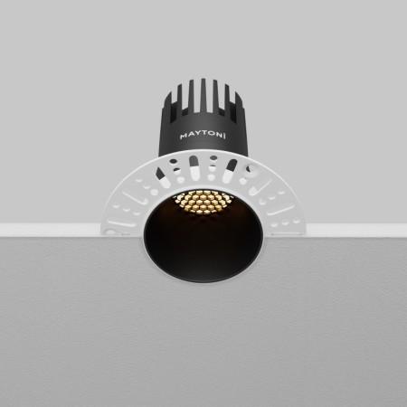 Встраиваемый светильник Maytoni Technical DL120-10W-2.7K-TRS-B