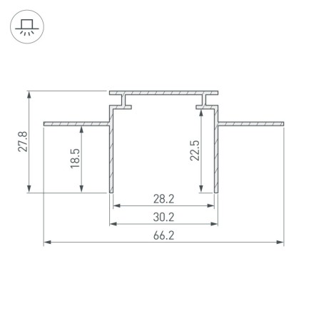 Профиль Arlight 019861