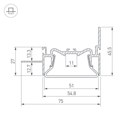Профиль Arlight 035771