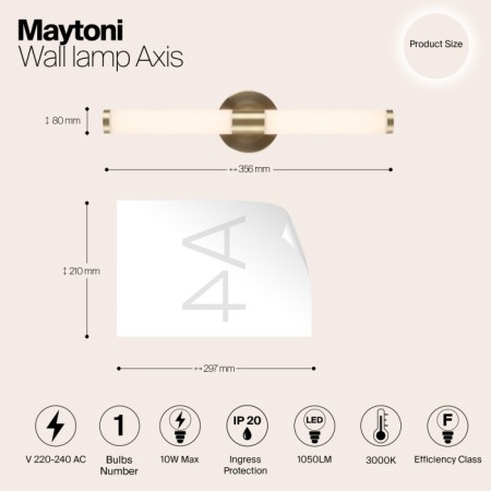 Бра Axis MOD106WL-L10G3K