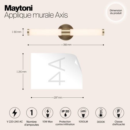 Бра Axis MOD106WL-L10G3K