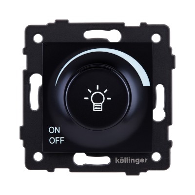 Светорегулятор универсальный 500W, черный Kollinger REA-027BK для Aspekt, Eleganz, Reflex