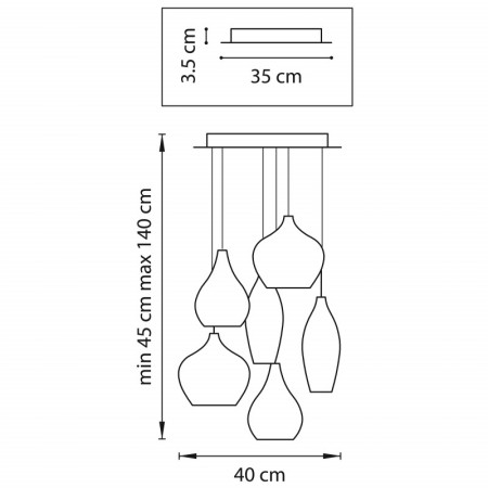 Подвесная люстра Lightstar 803063