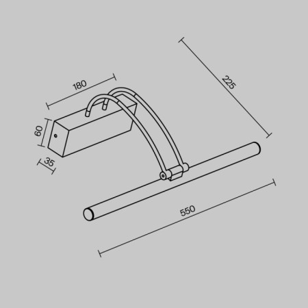 Подсветка для картин Finelli MIR004WL-L12BZ