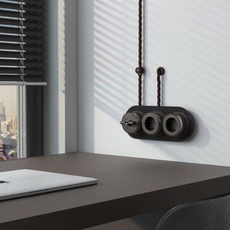 Изолятор Vintage мокко матовый W6433414