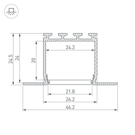 Профиль Arlight 033134