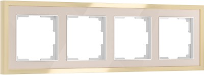 Рамка Baguette айвори/латунь W0042851