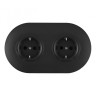 Розетка Arte Milano SET08-2-40-1x2 black