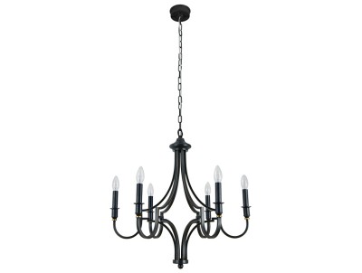 Подвесная люстра Newport 3456/С black+gold