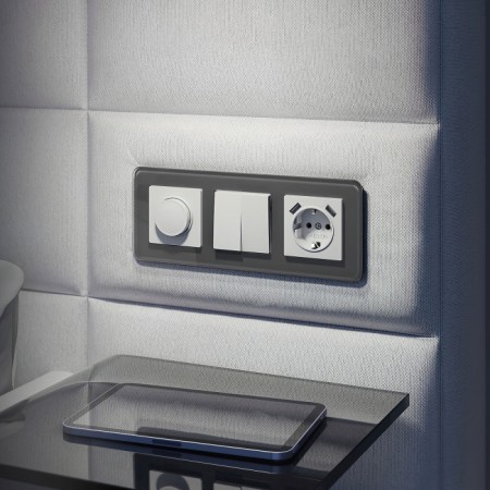 Розетка Встраиваемые механизмы белые матовые W1171561