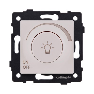 Светорегулятор универсальный 500W, кашемир матовый Kollinger REA-027CM для Aspekt, Eleganz, Reflex