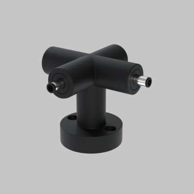 X - соединитель настенно-потолочный монтаж 24В, осветительной системы THIN and SMART, Черный IL.0060.4010-BK