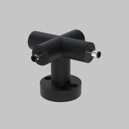 X - соединитель настенно-потолочный монтаж 24В, осветительной системы THIN and SMART, Черный IL.0060.4010-BK