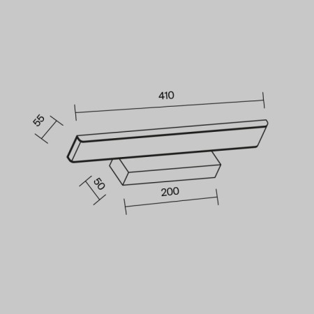 Подсветка для картин Gleam MIR005WL-L16B