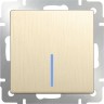 Выключатель Встраиваемые механизмы шампань рифленый W1110110