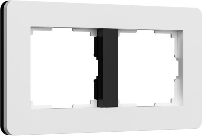 Рамка Split белый/черный, soft-touch W0023068
