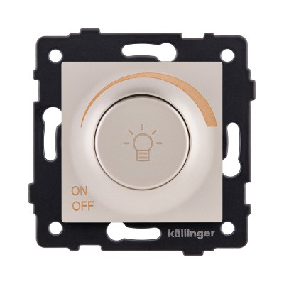 Светорегулятор универсальный 500W, золотой Kollinger REA-027GD для Aspekt, Eleganz, Reflex