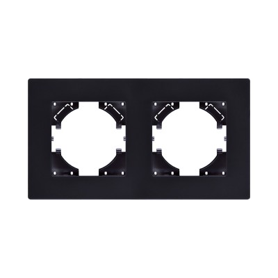 Рамка 2-постовая, черный Kollinger Aspekt AT2BK