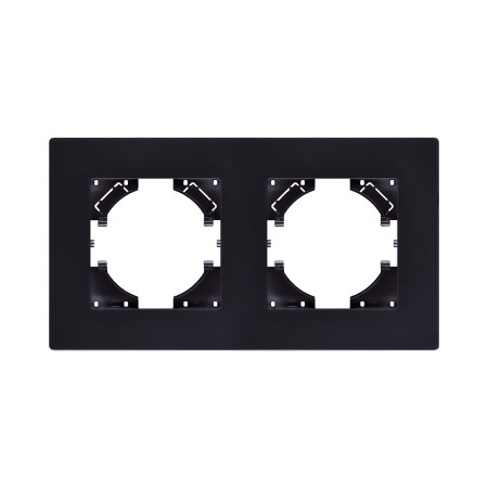 Рамка 2-постовая, черный Kollinger Aspekt AT2BK