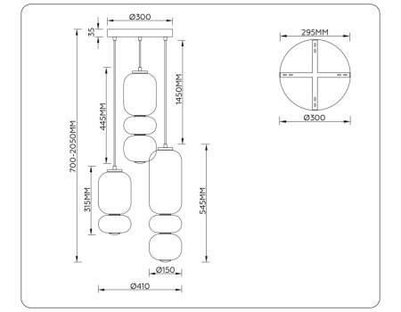 Подвесной светильник Ambrella Light LH11036