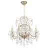 Подвесная люстра Crystal Lux ODELIS SP8 GOLD
