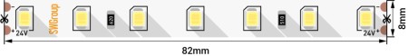Светодиодная лента SWG2P84-24-8.6-WW