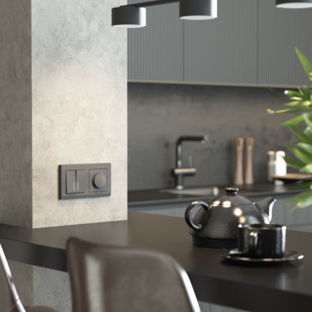 Рамка Stark графит матовый W0021864