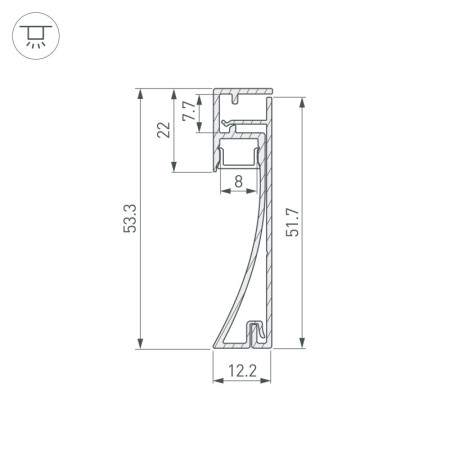 Профиль Arlight 045434