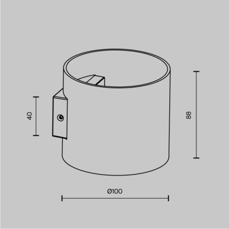 Бра Maytoni Technical C066WL-01W