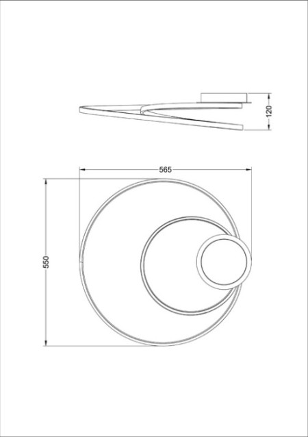 Потолочная люстра Millo A3893PL-30BK
