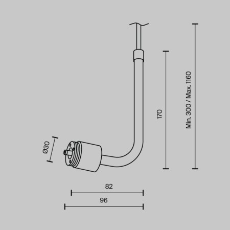 Заглушка Maytoni Technical CA024PL-P-B