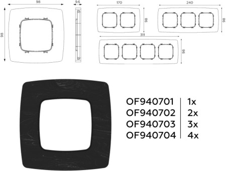 Рамка OMEGA OF940702