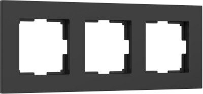 Рамка Slab черный софт W0032908