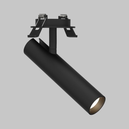 Светильник светодиодный спот 6W потолочный встраиваемый 220V, LED 3000K, Черный IL.0005.2201-R-BK