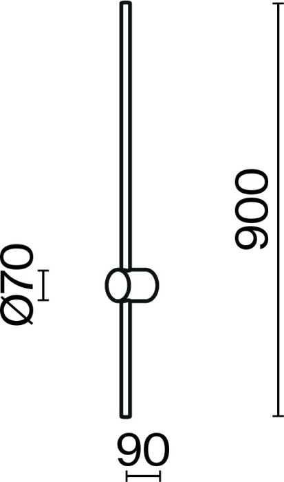 Настенный светильник Light stick MOD237WL-L11B3K