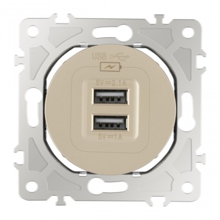 Розетка Arte Milano 202.46-1.shampan