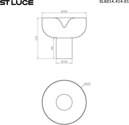 Интерьерная настольная лампа Ripple SL6014.414.01