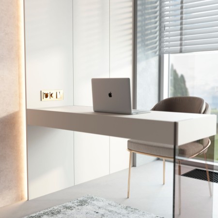 Диммер Встраиваемые механизмы шампань W1142011