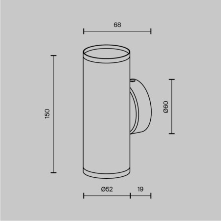 Бра Maytoni Technical C068WL-02W